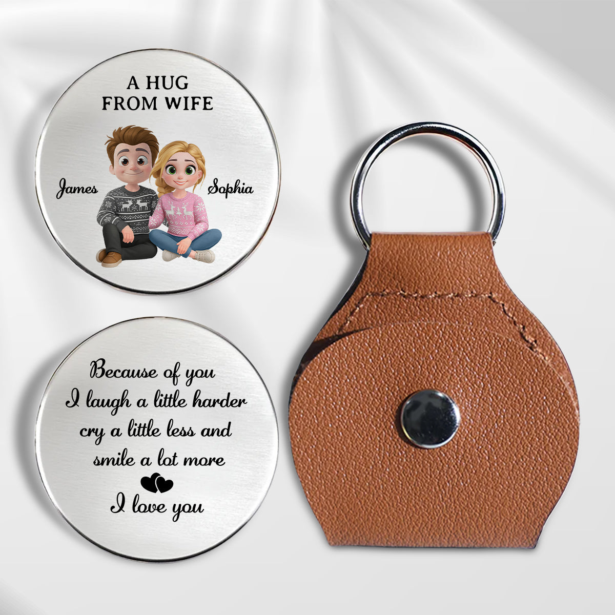 A Hug From Your Lover - Personalized Custom Pocket Hug