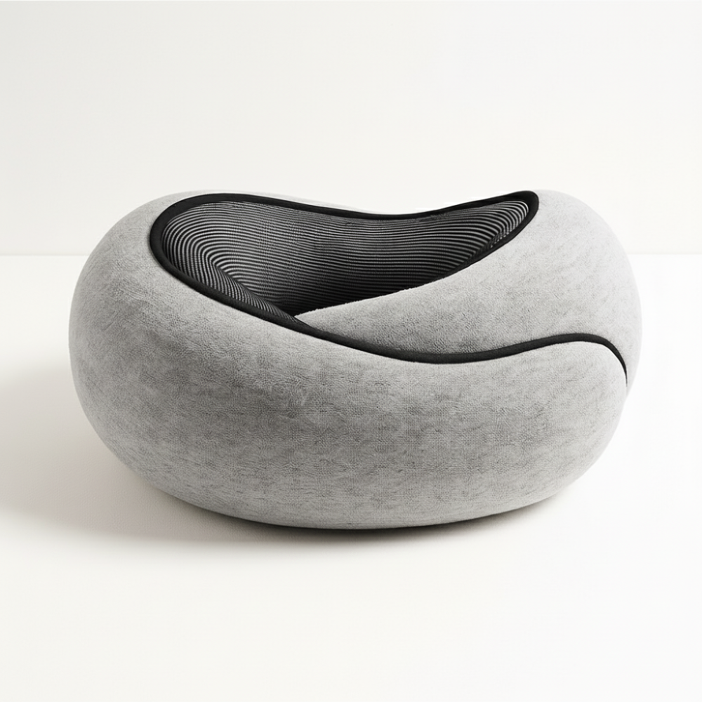 Memory Foam Travel Neck Pillow Airplane Car Ergonomic Sleep Cushion