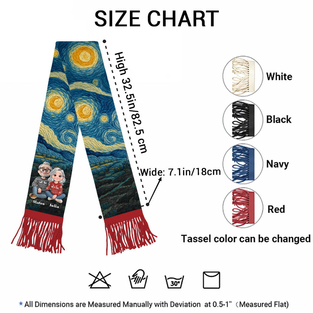 Annoying Each Other - Personalized Custom Scarf