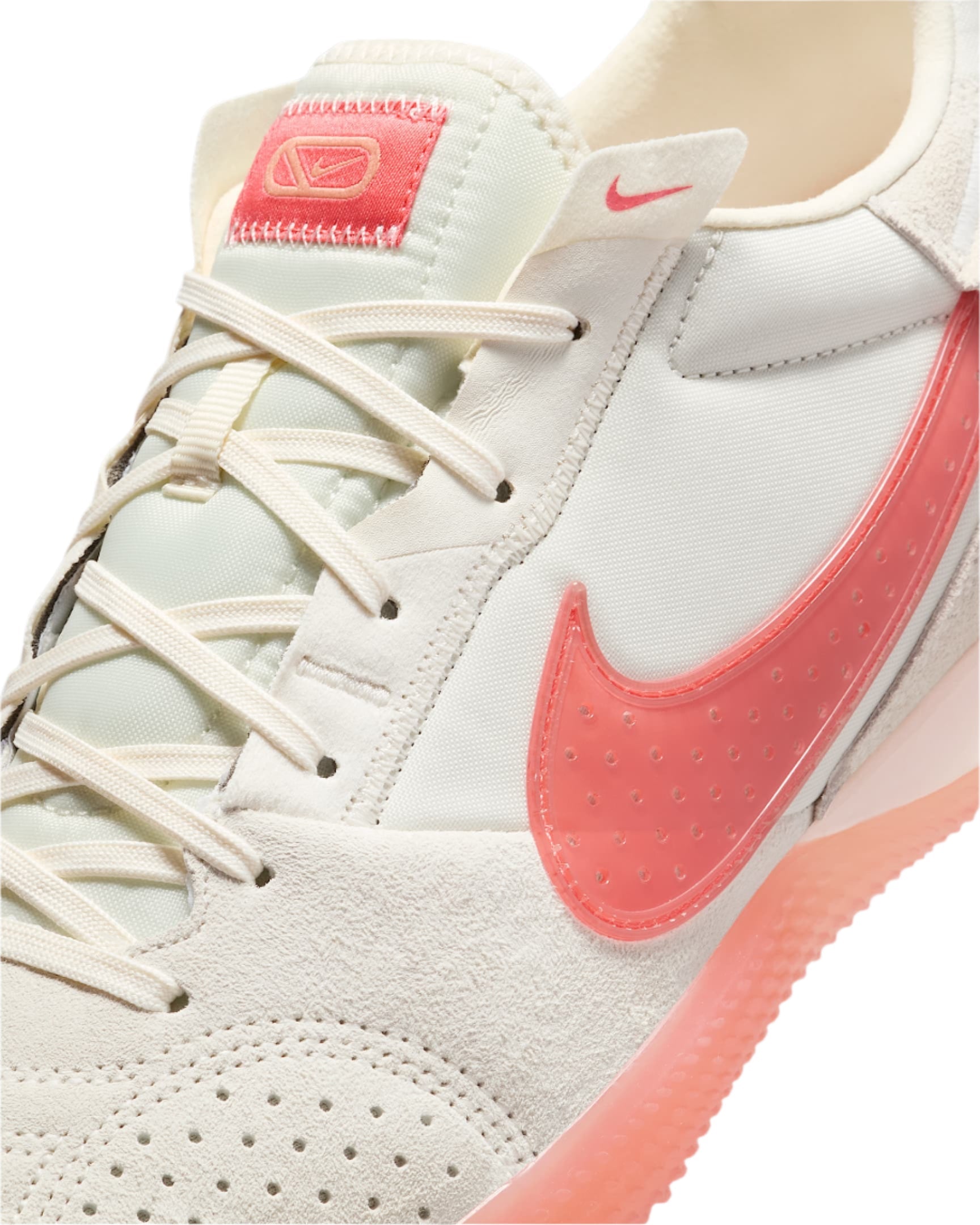 Nike Streetgato Indoor Soccer Shoe (Pale Ivory/Apricot Agate)