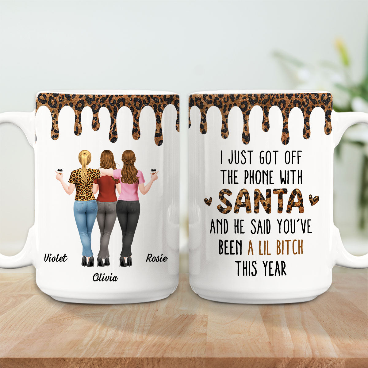 A Lil B tch This Year - Personalized Custom Coffee Mug