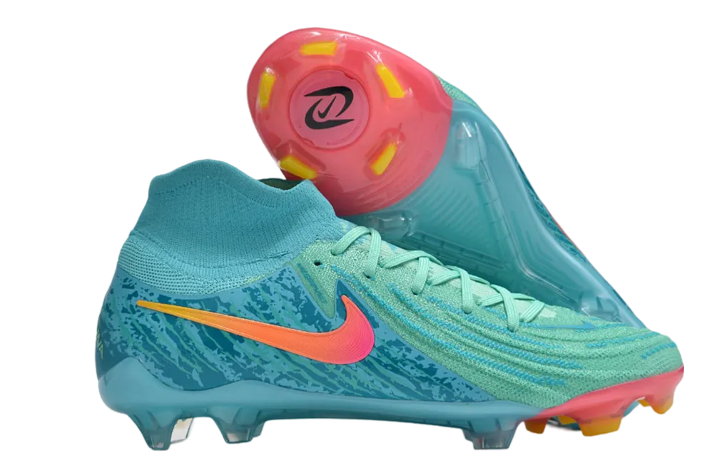 Nike Phantom Luna Elite Blue Soccer Cleats - High-Performance Firm Ground Boots