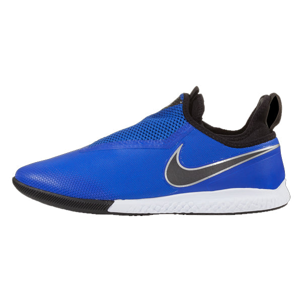 Nike React Phantom Vision Pro DF IC Indoor Court Soccer Shoes (Racer Blue/Black)