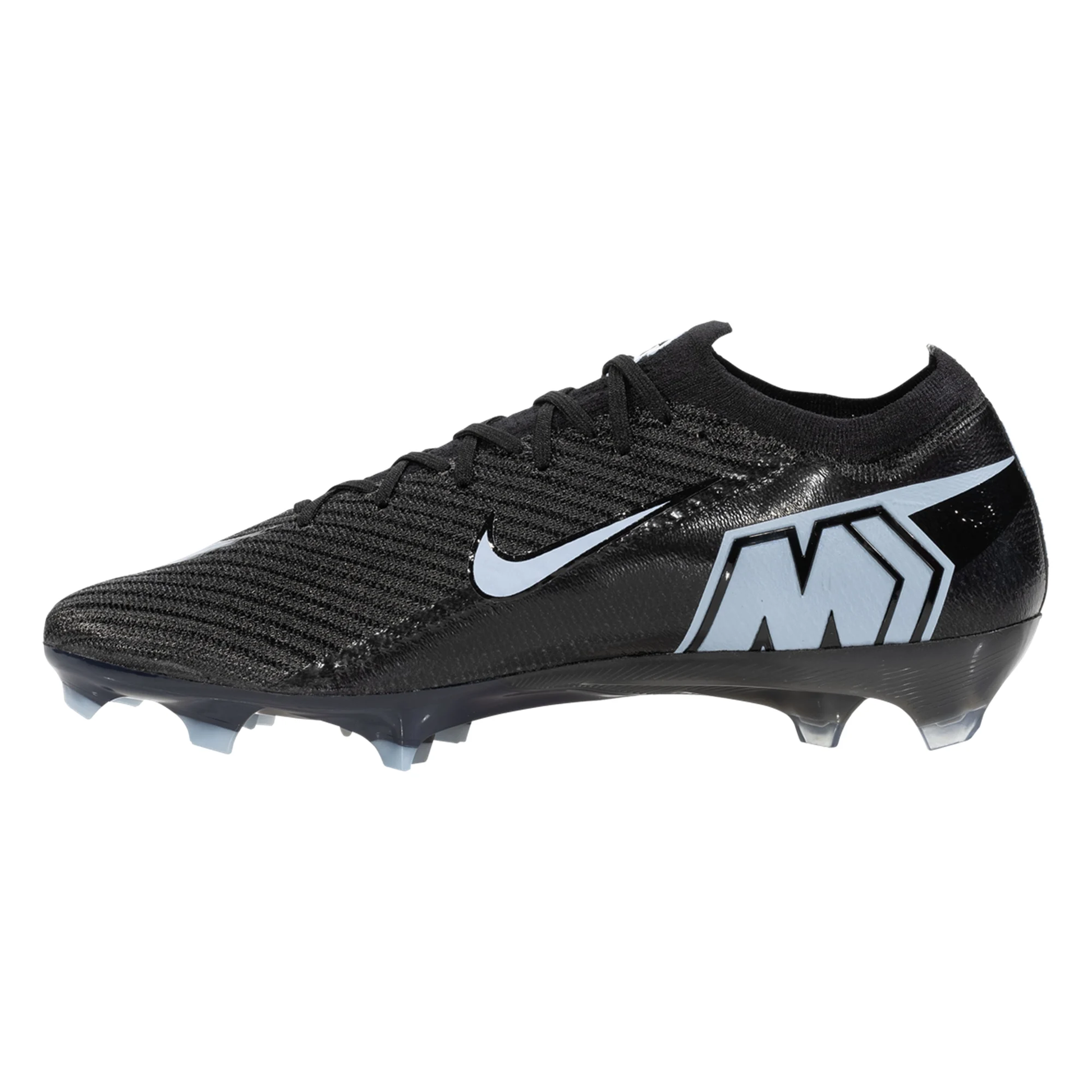 Nike Zoom Vapor 16 Pro Firm Ground Soccer Cleats (Black/Ice Blue)