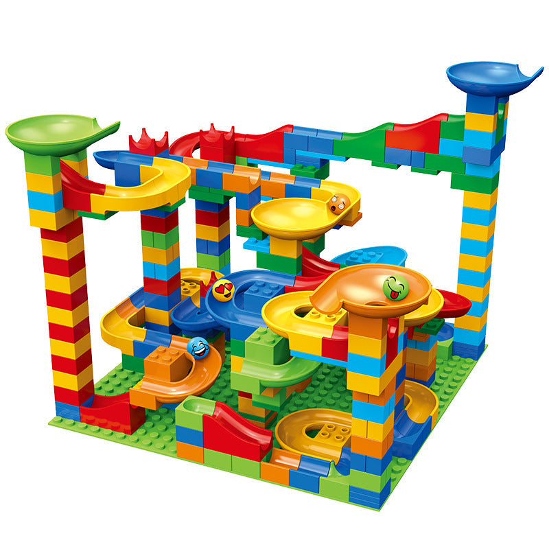Marble Run Building Blocks Toy Set