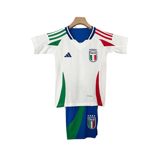 Official 2023 Italy away jersey and shorts for kids