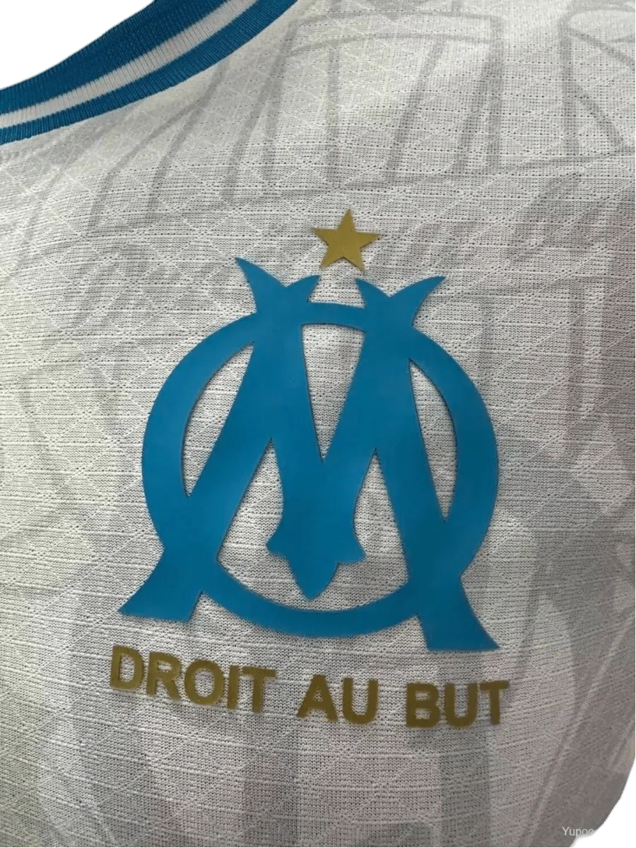 Olympique Marseille 2024/2025 Player Version Jersey – Premium Club Crest with Puma Branding