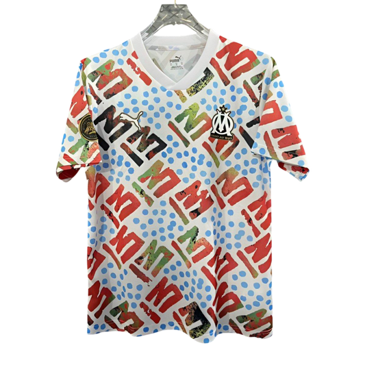 Olympique Marseille 24/25 Africa 13 Special Pre-Match Kit – Fan Version Jersey with Bold Design
