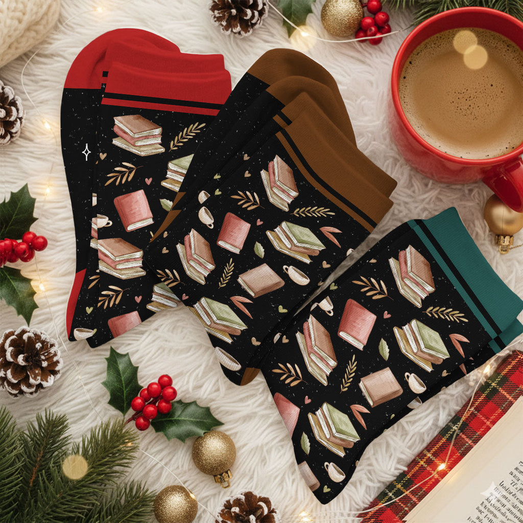 Arguing With Fictional Characters - Personalized Custom Crew Socks