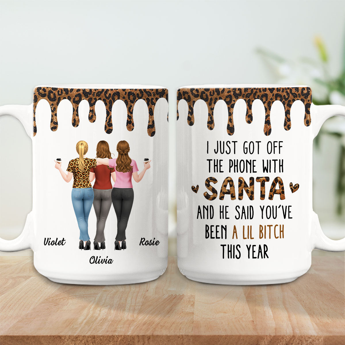 A Lil B tch This Year - Personalized Custom Coffee Mug