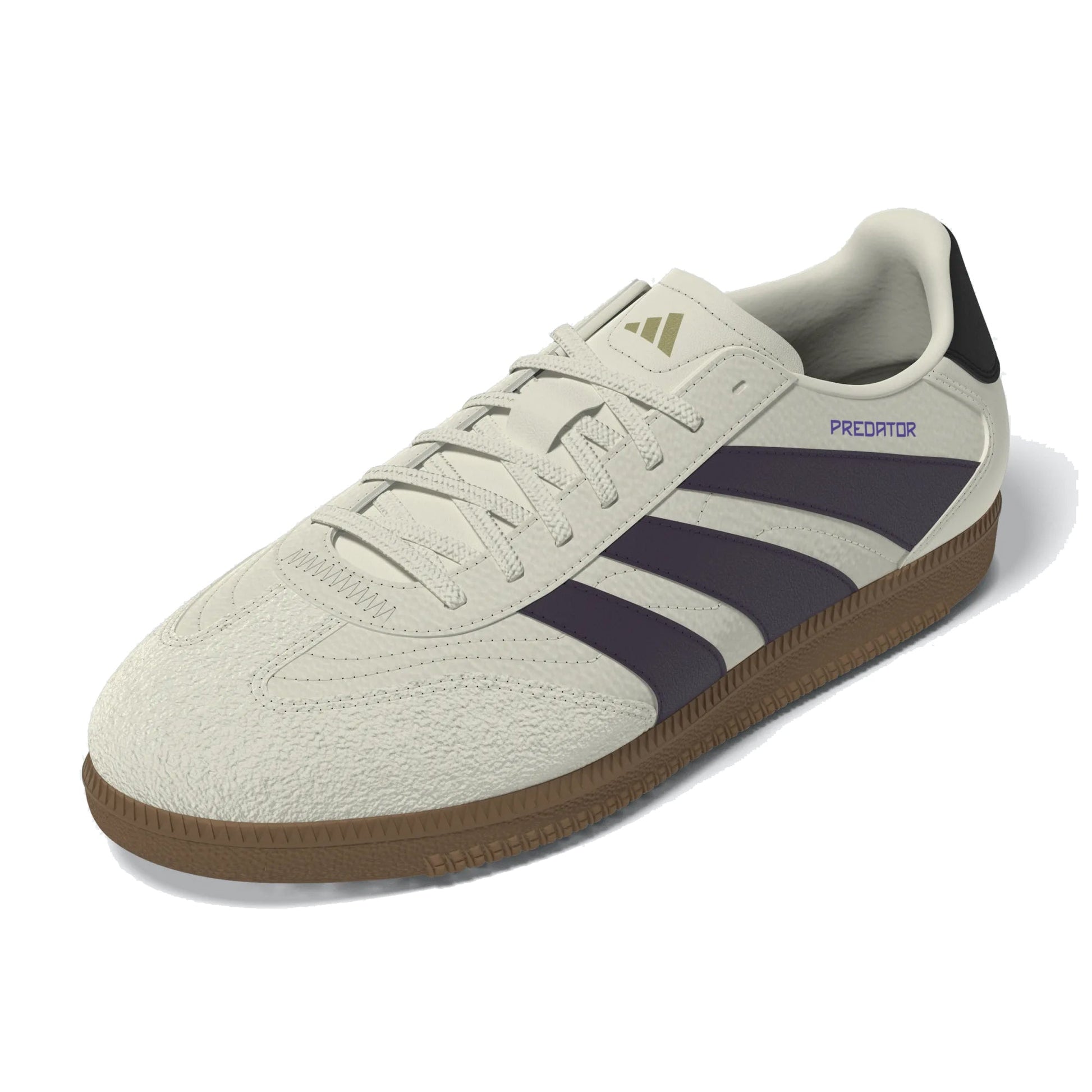 adidas Predator Freestyle Indoor IC Soccer Shoes (Ivory/Plum/Gold Metallic)