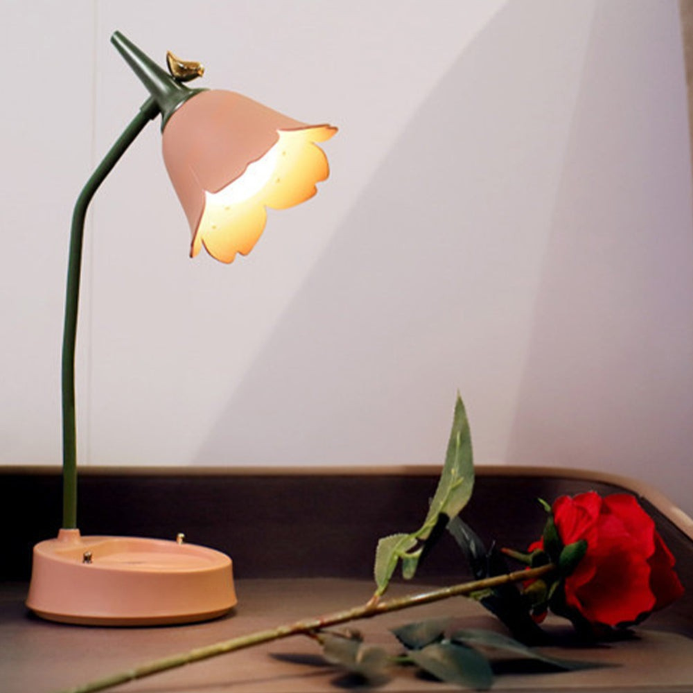 Modern Flower LED Table Lamp ABS Plastic