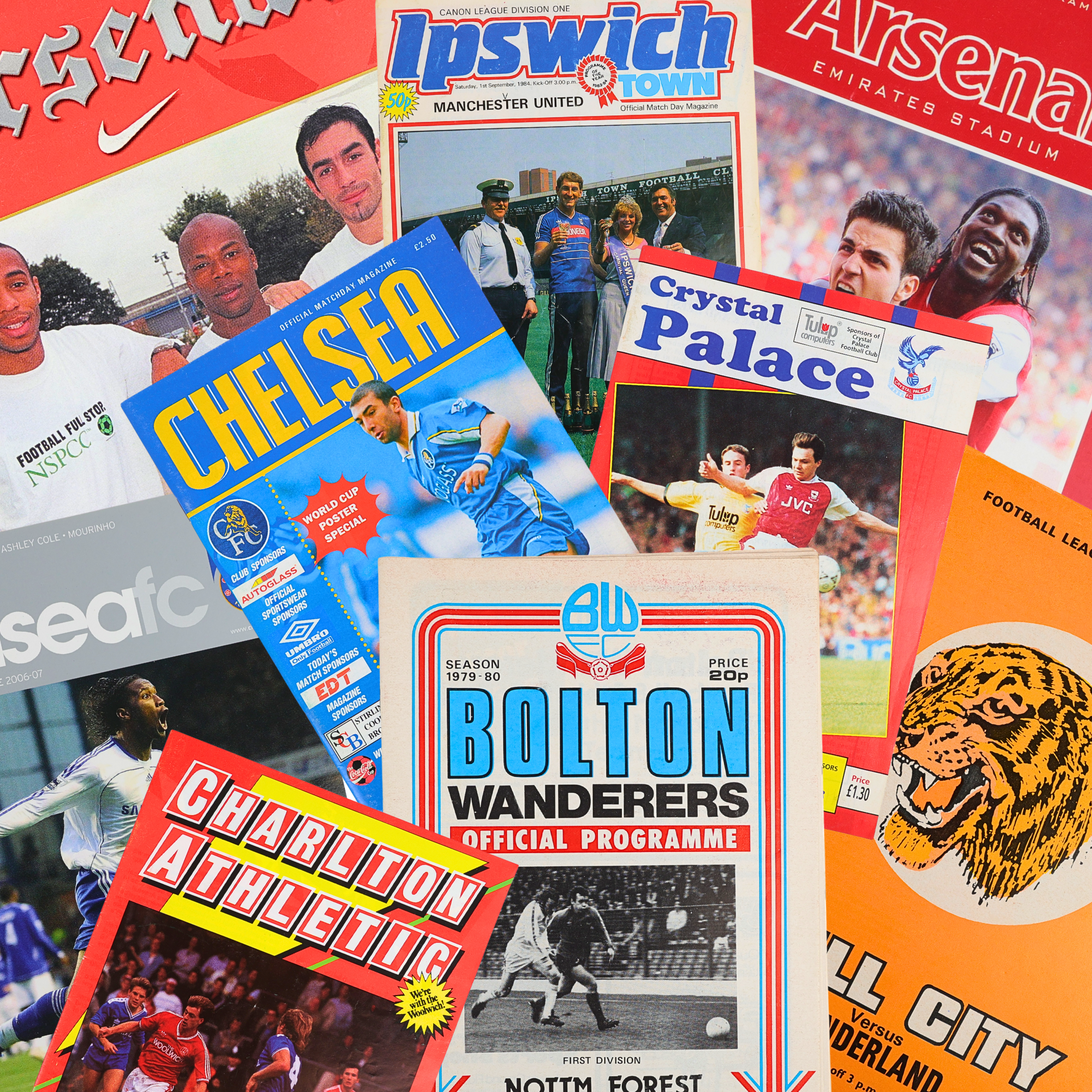 Retro Football Programmes Mystery Box