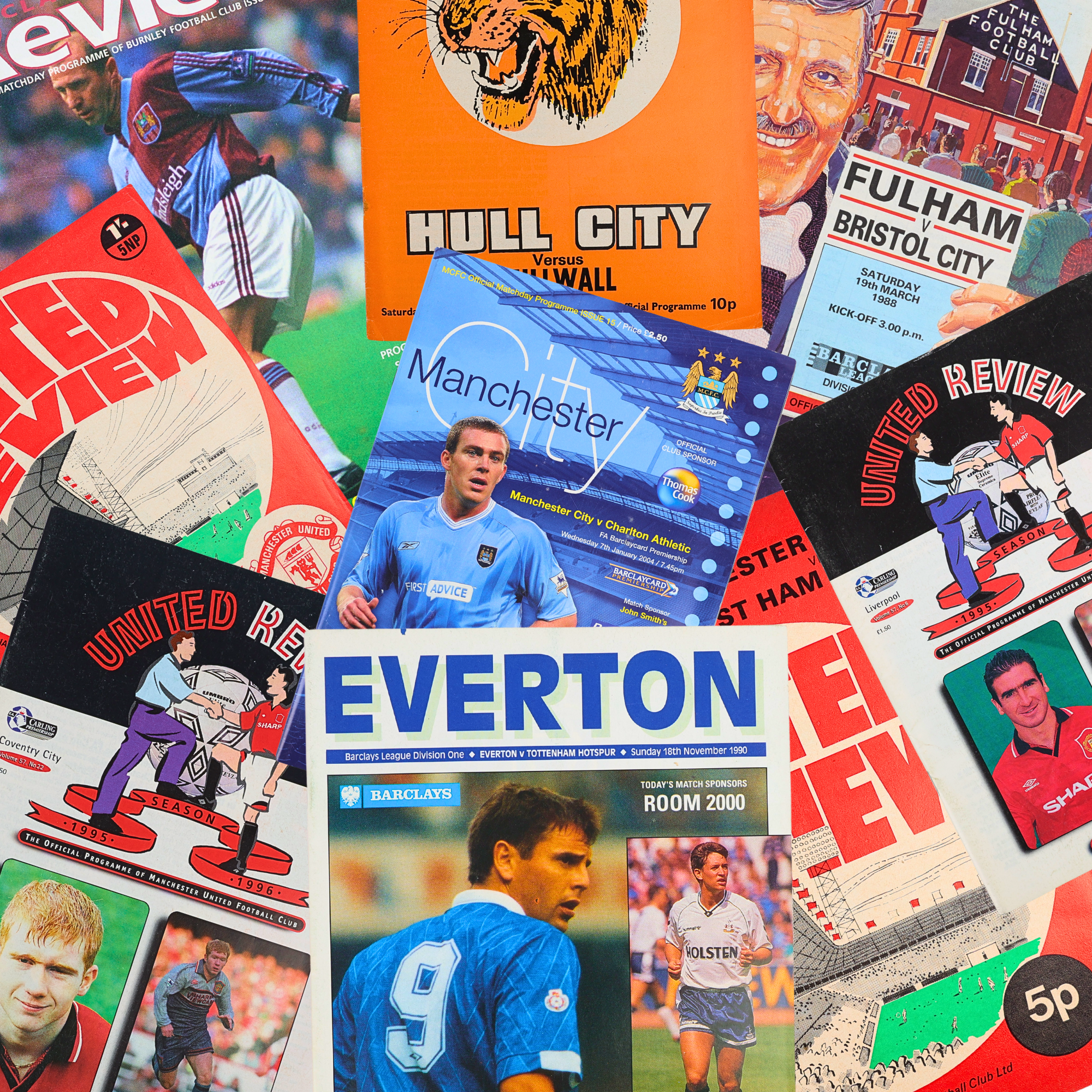 Retro Football Programmes Mystery Box
