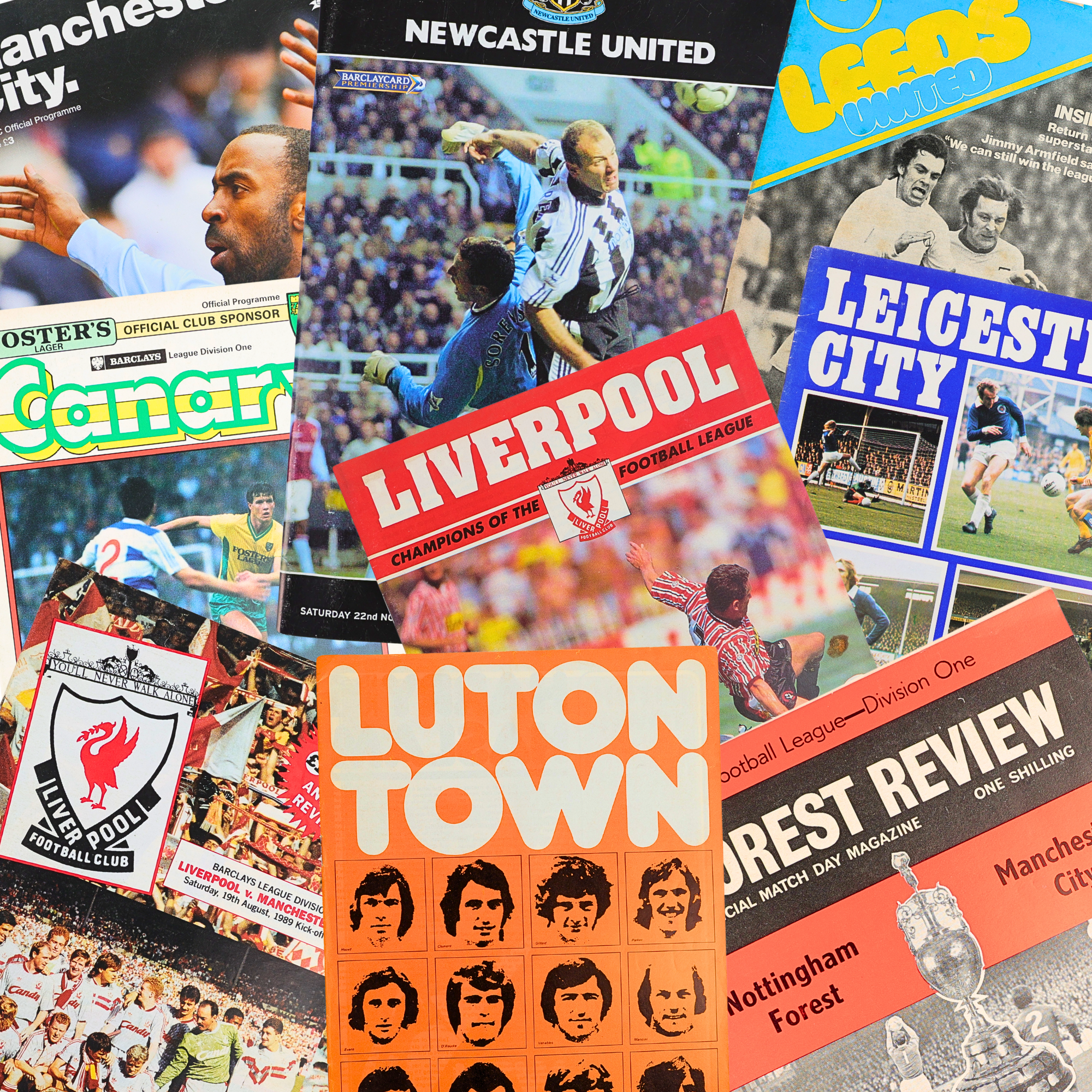 Retro Football Programmes Mystery Box