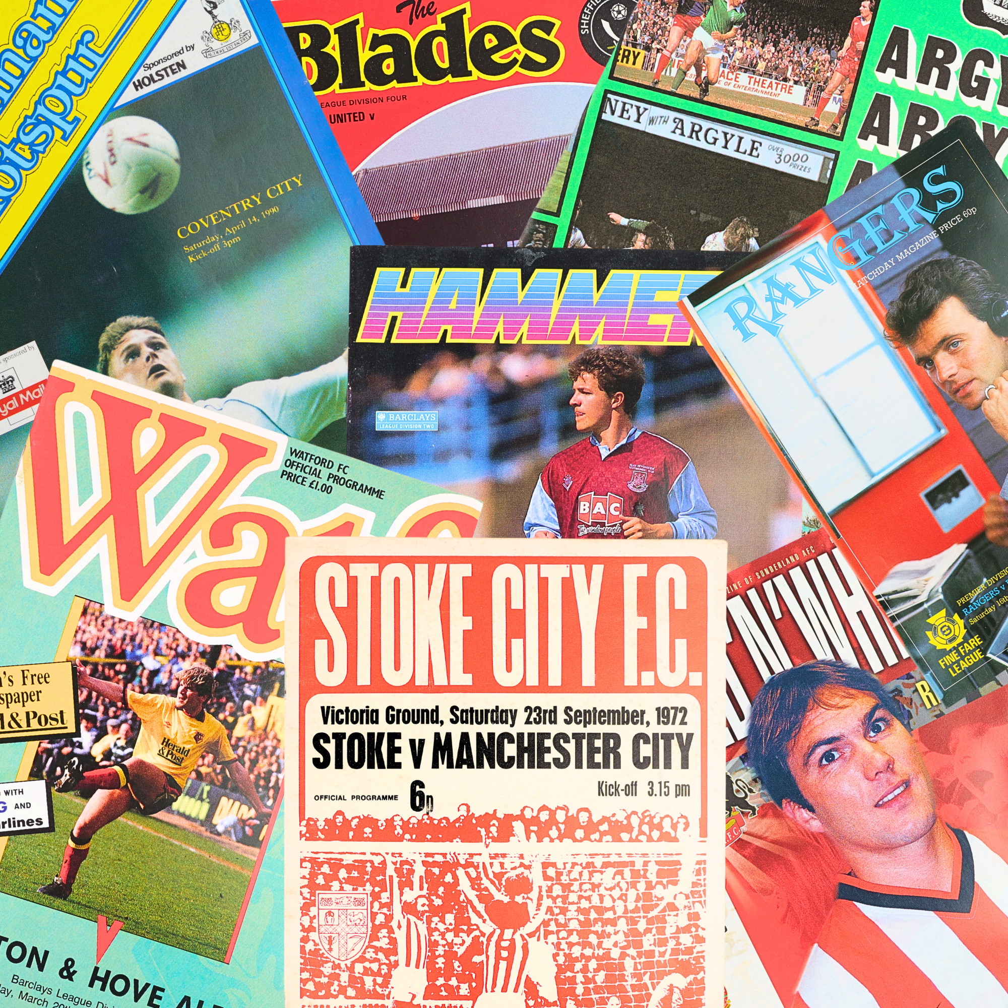 Retro Football Programmes Mystery Box