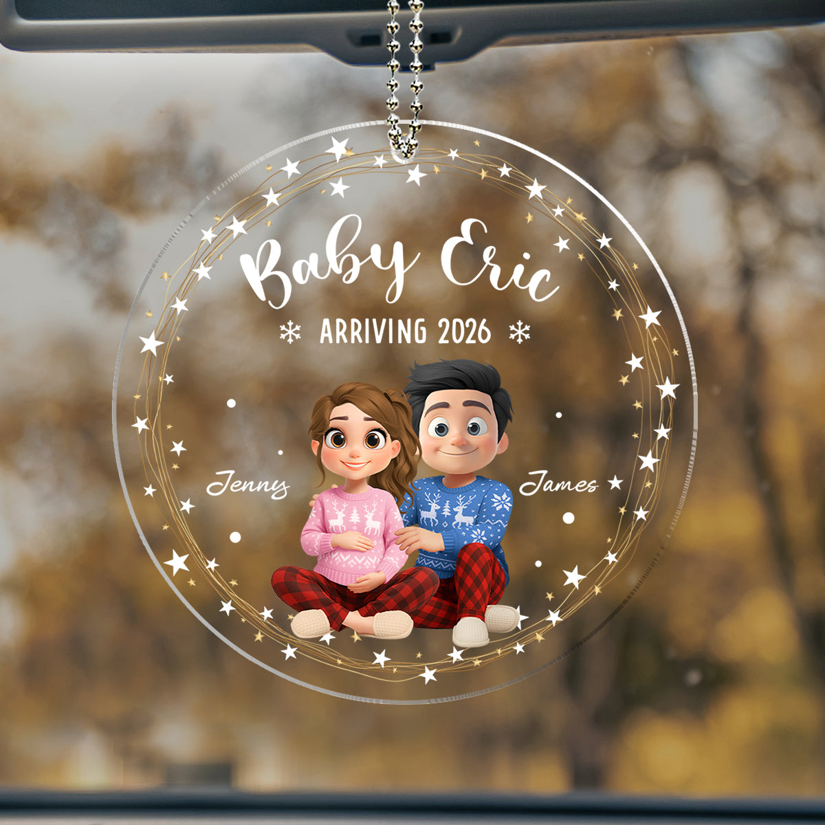 Arrive To This World - Personalized Custom Car Ornament