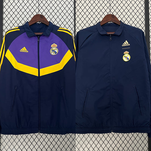 Real Madrid 24/25 reversible trench coat front view