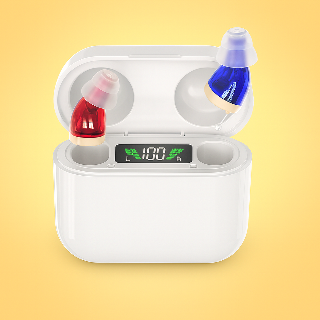 Hearing Aids Digital Rechargeable Noise Cancelling Set