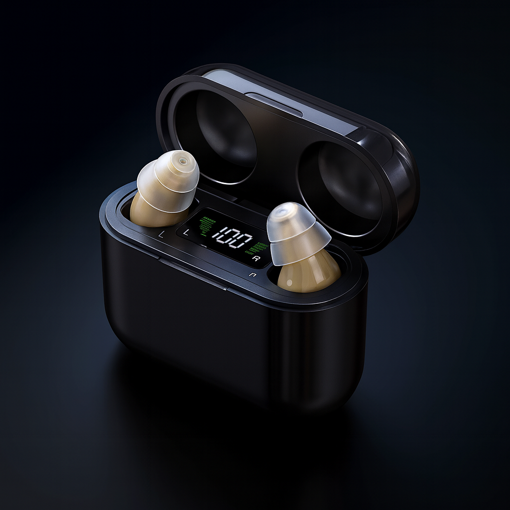 Hearing Aids Digital Rechargeable Noise Cancelling Set