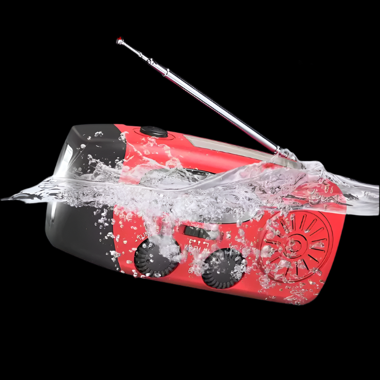 Emergency Radio | Solar Hand Crank Power Hub for Camping