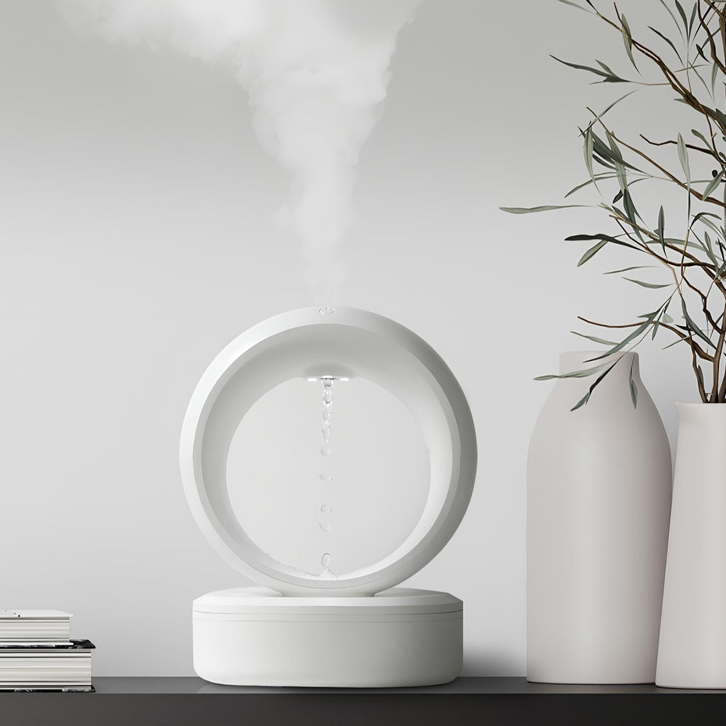 Humidifier Mist Diffuser Modern White Air Purifier