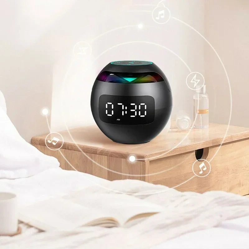 Bluetooth Alarm Clock with LED Light Show