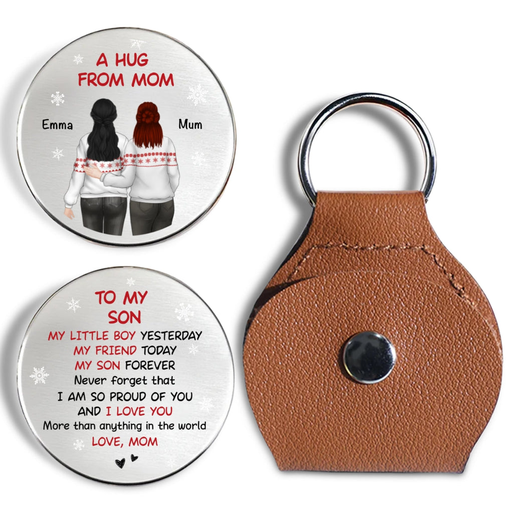 A Hug From Mom Christmas - Personalized Custom Pocket Hug