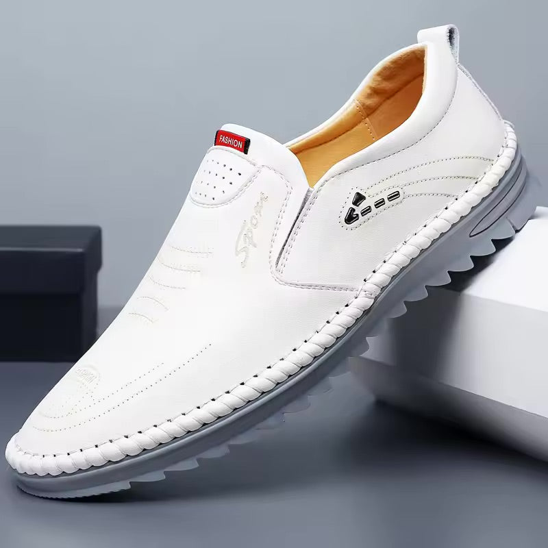 Men's summer barefoot loafers | Lightweight slip-on shoes