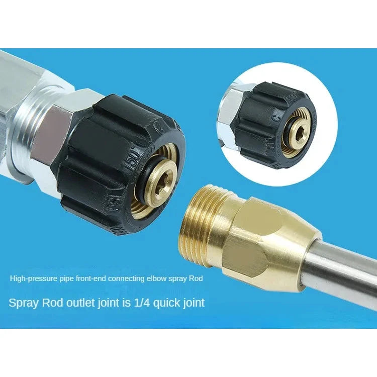 ExtendPro Telescopic Pressure Washer Wand | 24FT High-Reach Cleaning Tool