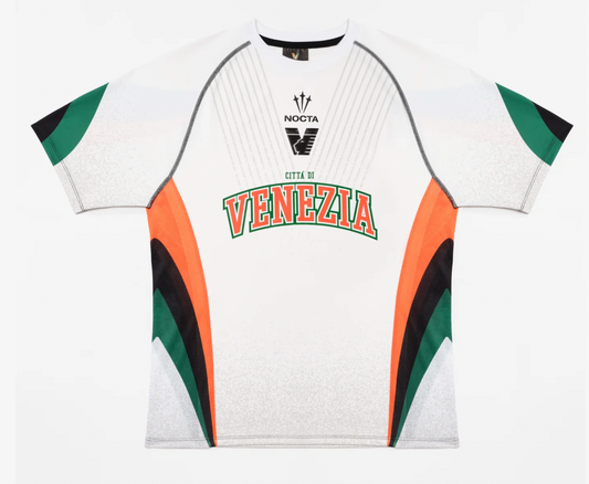 Venezia FC 24/25 NOCTA Away Jersey – White with Gold Details