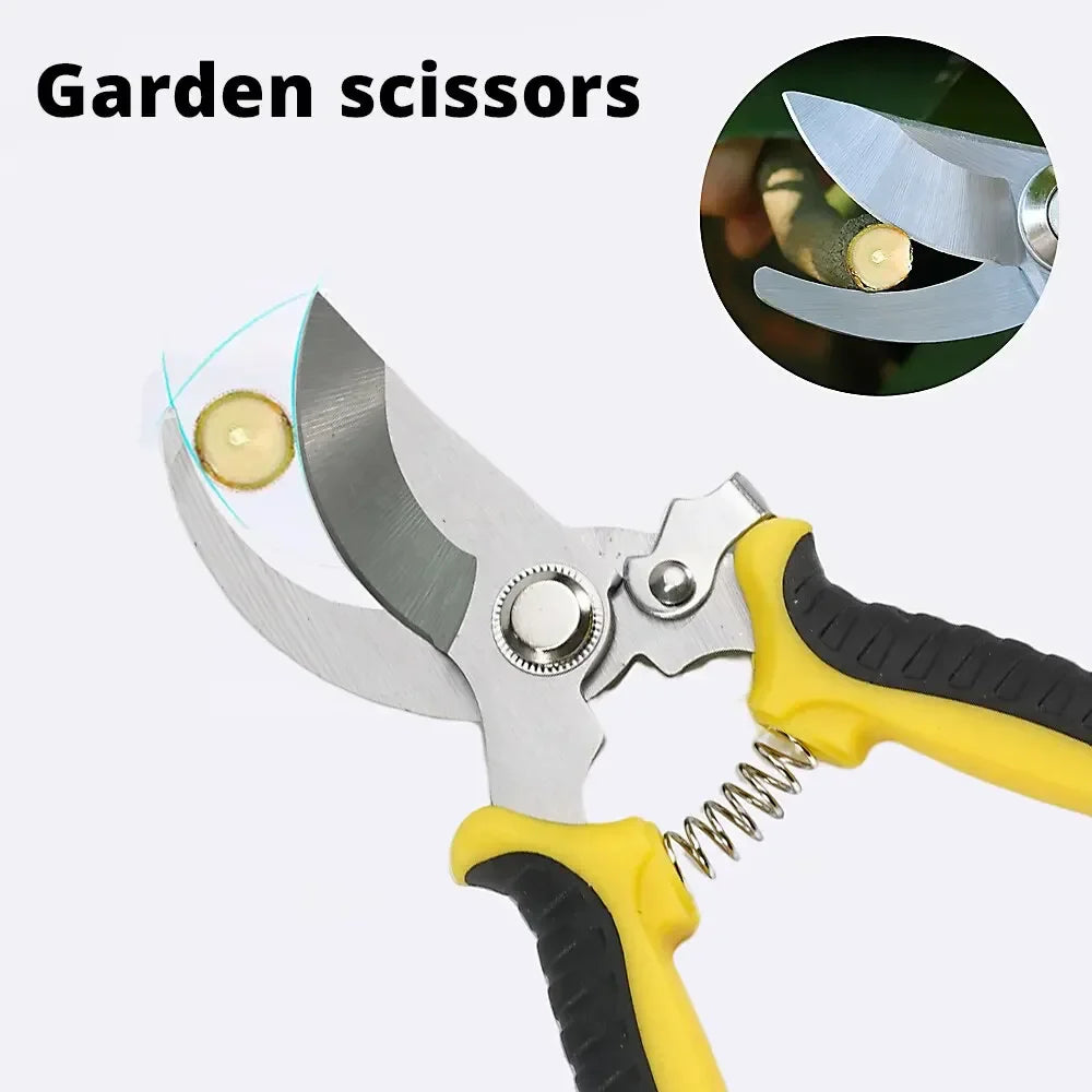 PrecisionCut Pruning Shears | Stainless Steel Garden Scissors for Trimming