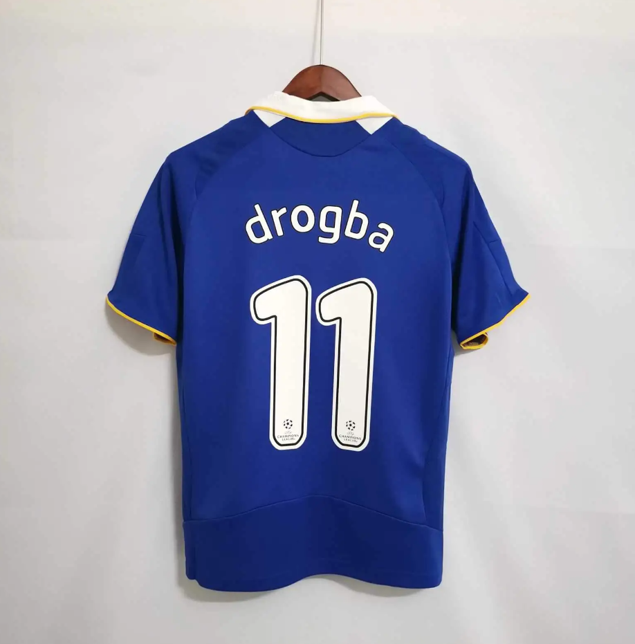 Chelsea 2008 Champions League Final Jersey - Featuring drogba's #11 for the Ultimate Fan Tribute
