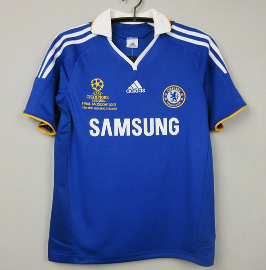 Chelsea 2008 Champions League Final Jersey - Frank Lampard #8 with UEFA Badge