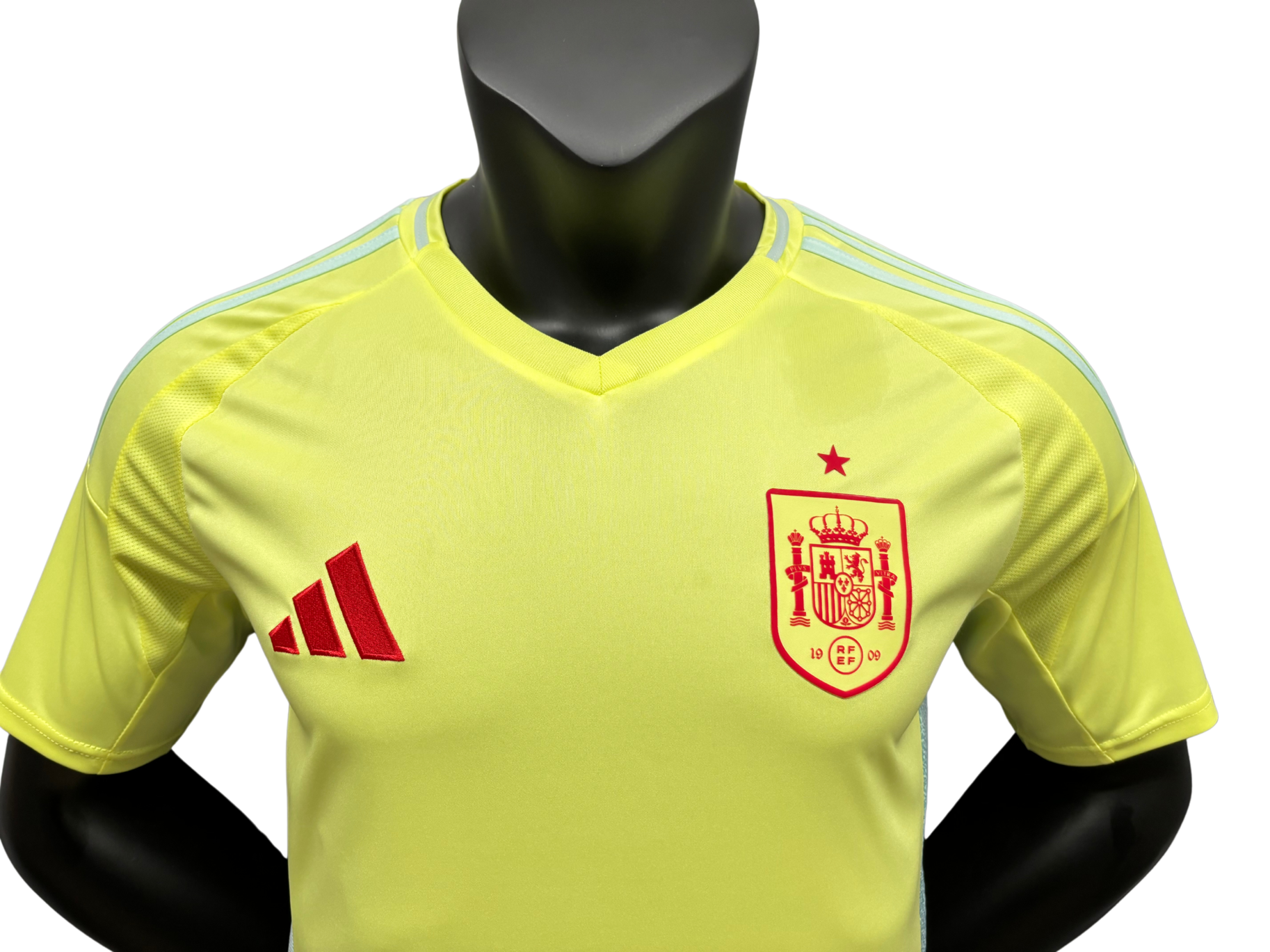 Spain EURO 2024 Away Football Shirt – Embroidered La Roja Crest with Adidas Branding