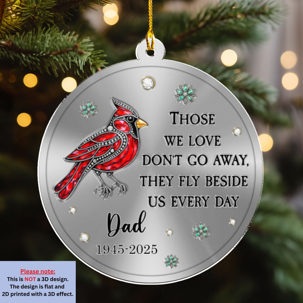 Always Remembered - Personalized Custom Acrylic Ornament