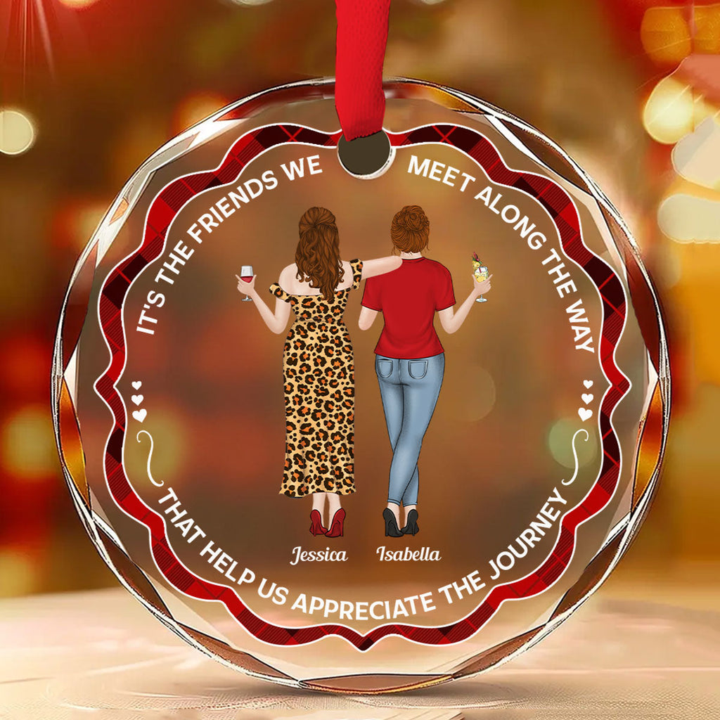 Appreciate The Journey - Personalized Custom Glass Ornament