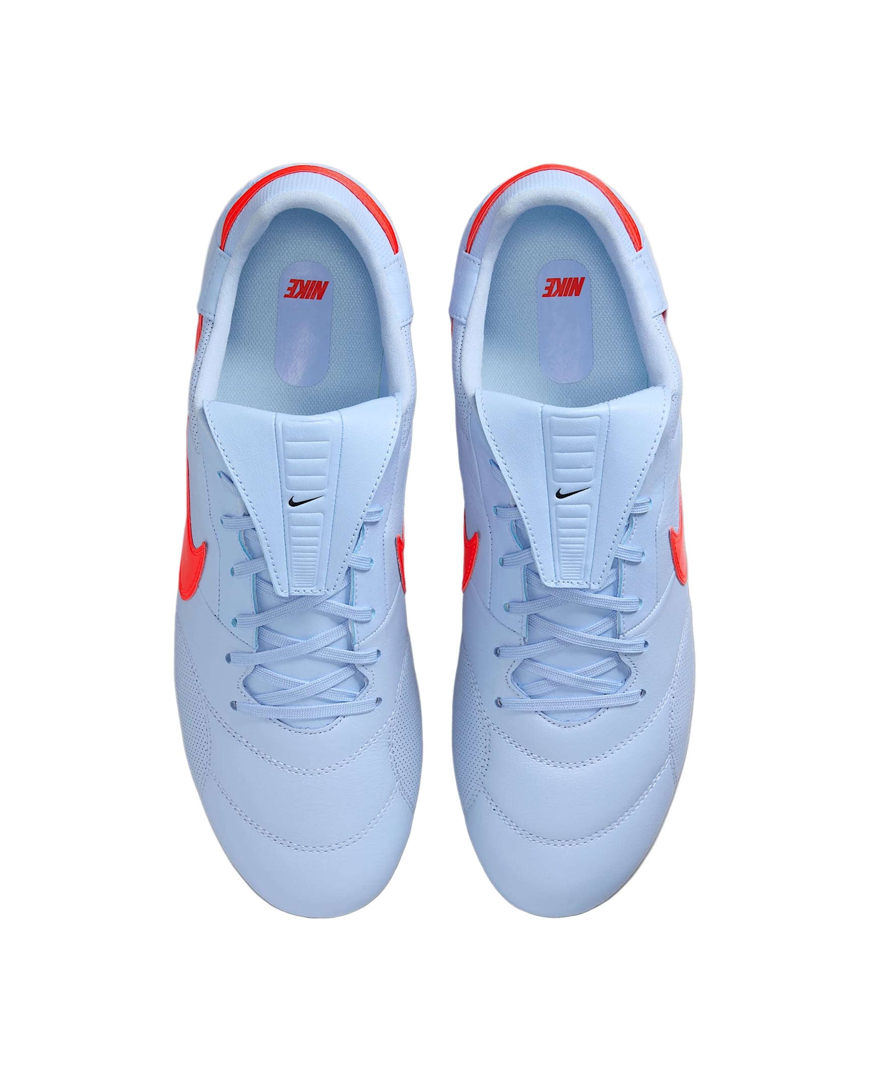 Nike Premier III Firm Ground Low-Top Soccer Cleats (Royal Tint/Bright Crimson)