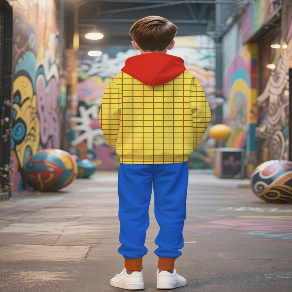 Toy Halloween Costume Kids Cowboy Hoodie Set