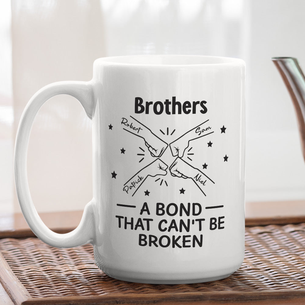 A Bond Between Brothers And Sisters - Personalized Custom Coffee Mug