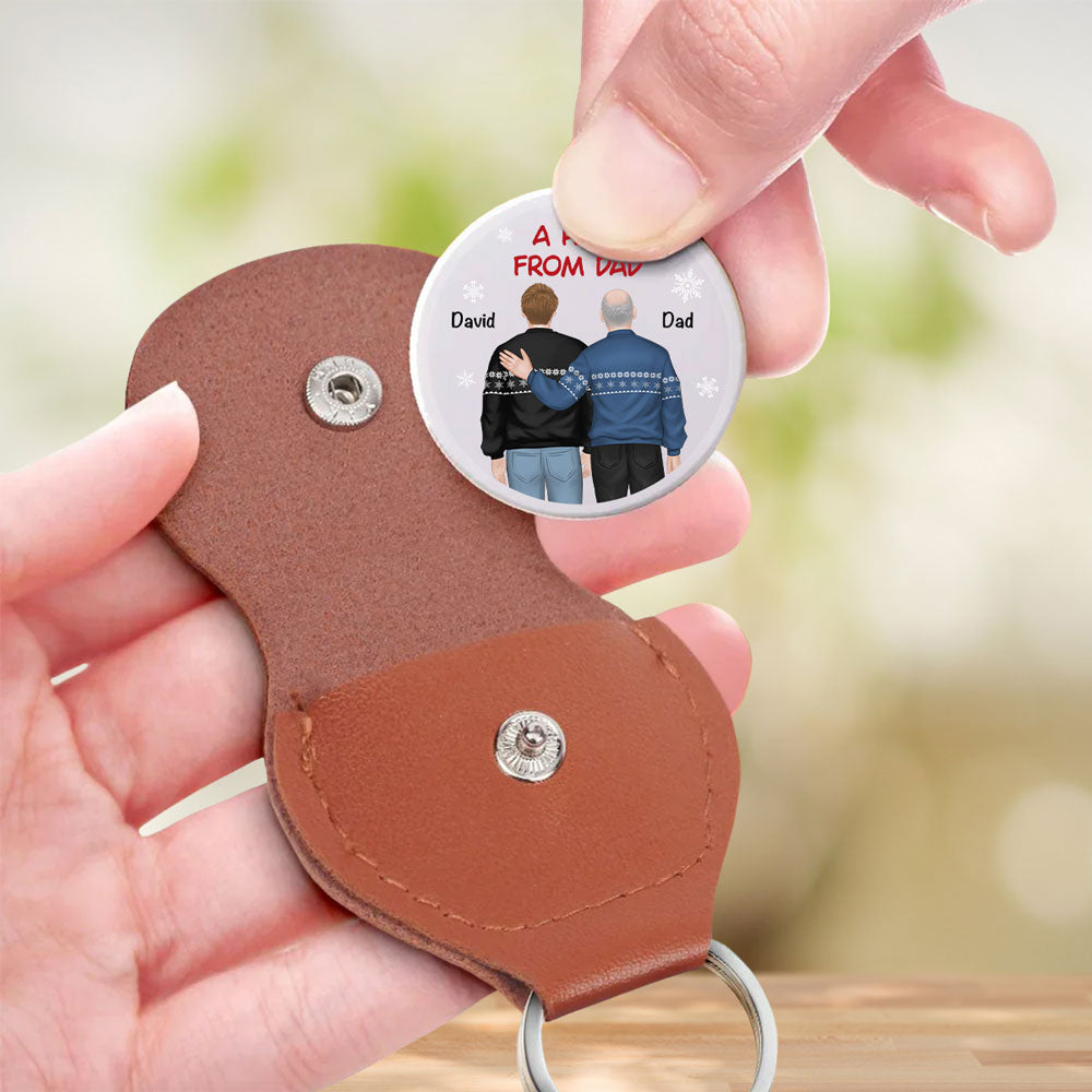 A Hug From Dad Christmas - Personalized Custom Pocket Hug