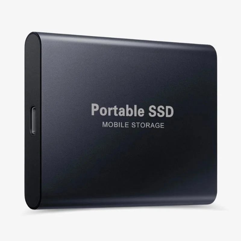 External SSD Drive Aluminum Portable Storage
