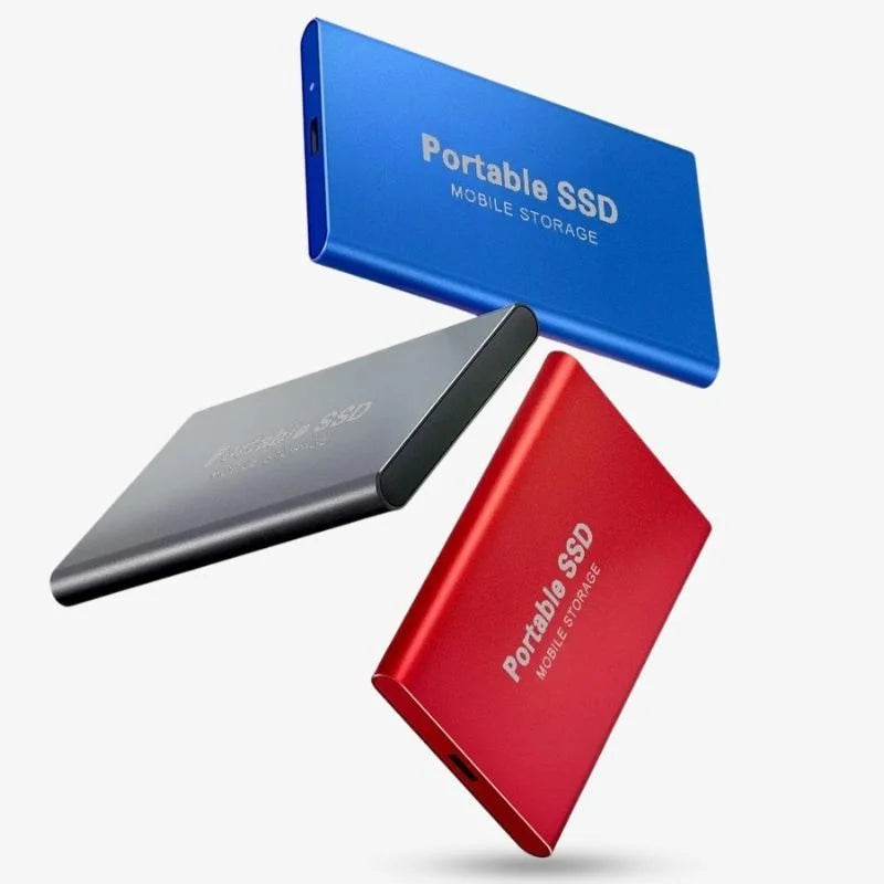 External SSD Drive Aluminum Portable Storage