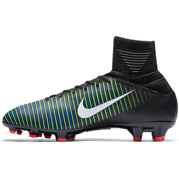 Nike Jr Mercurial Superfly V FG Firm Ground Soccer Cleats (Black/Green)