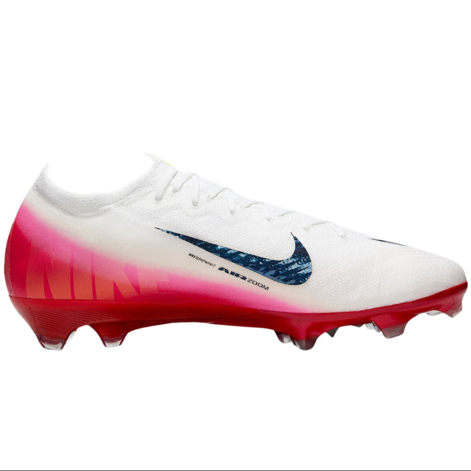 Nike Zoom Vapor 16 Elite LV8 Firm Ground Soccer Cleats (University Red/Dark Obsidian)