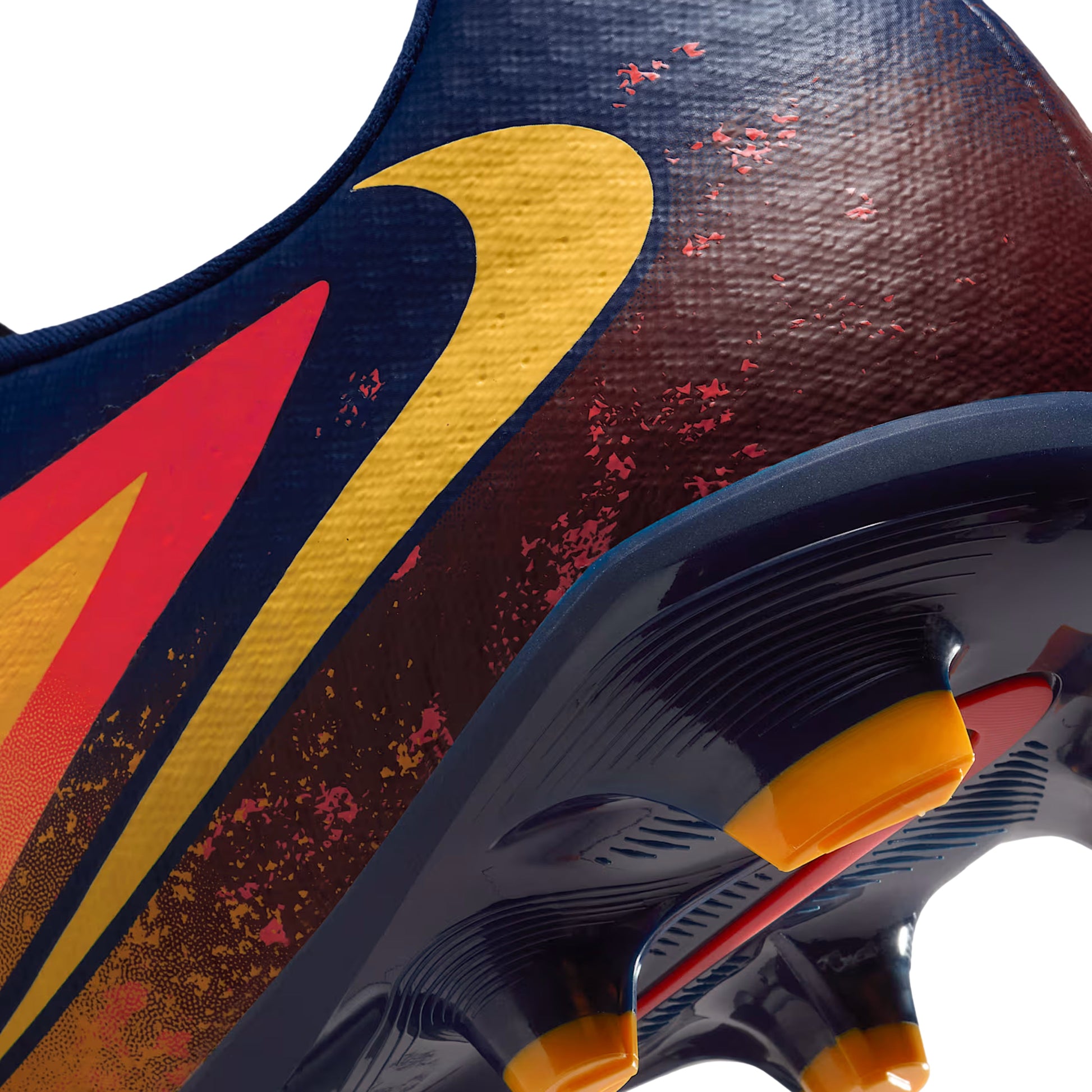 Nike Phantom 6 Low Academy Erling Haaland FG/MG Soccer Cleats (Laser Orange/Lemon Venom/Blue Void)