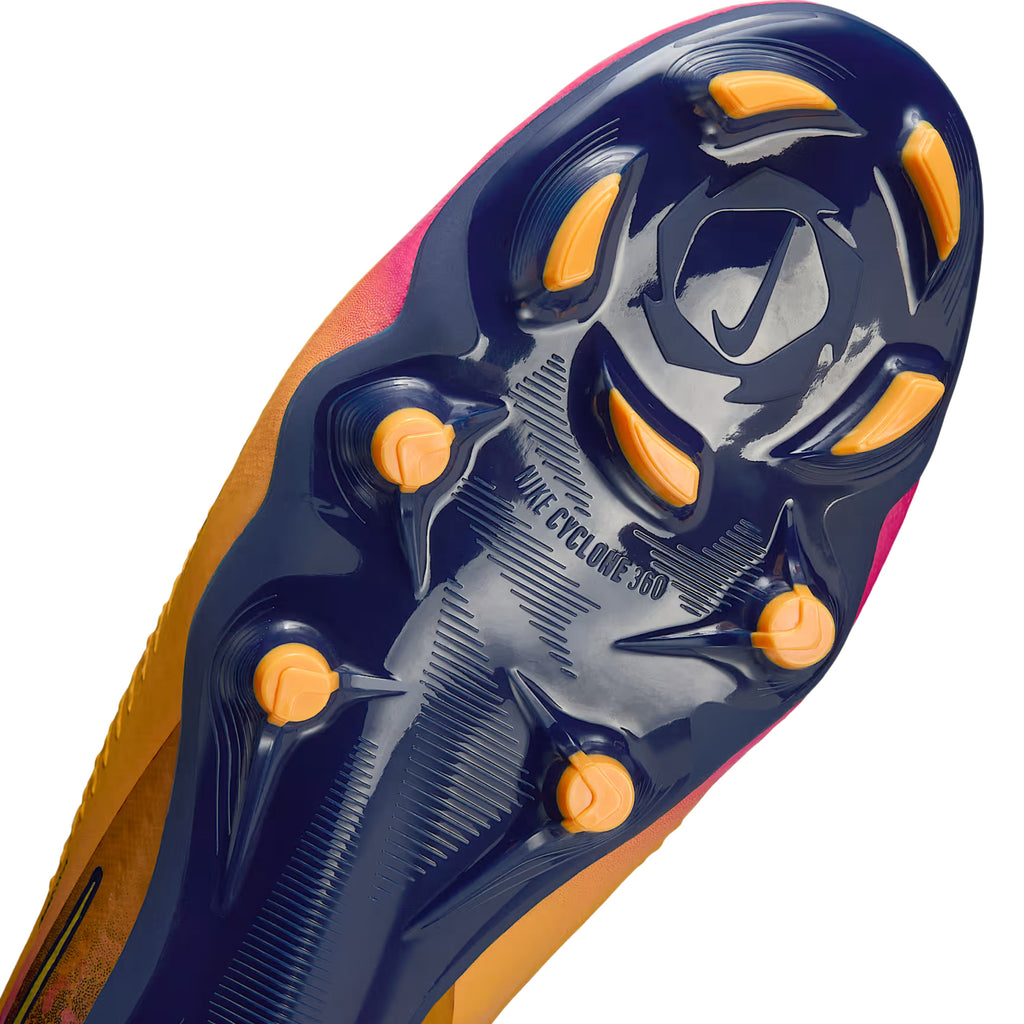 Nike Phantom 6 Low Academy Erling Haaland FG/MG Soccer Cleats (Laser Orange/Lemon Venom/Blue Void)