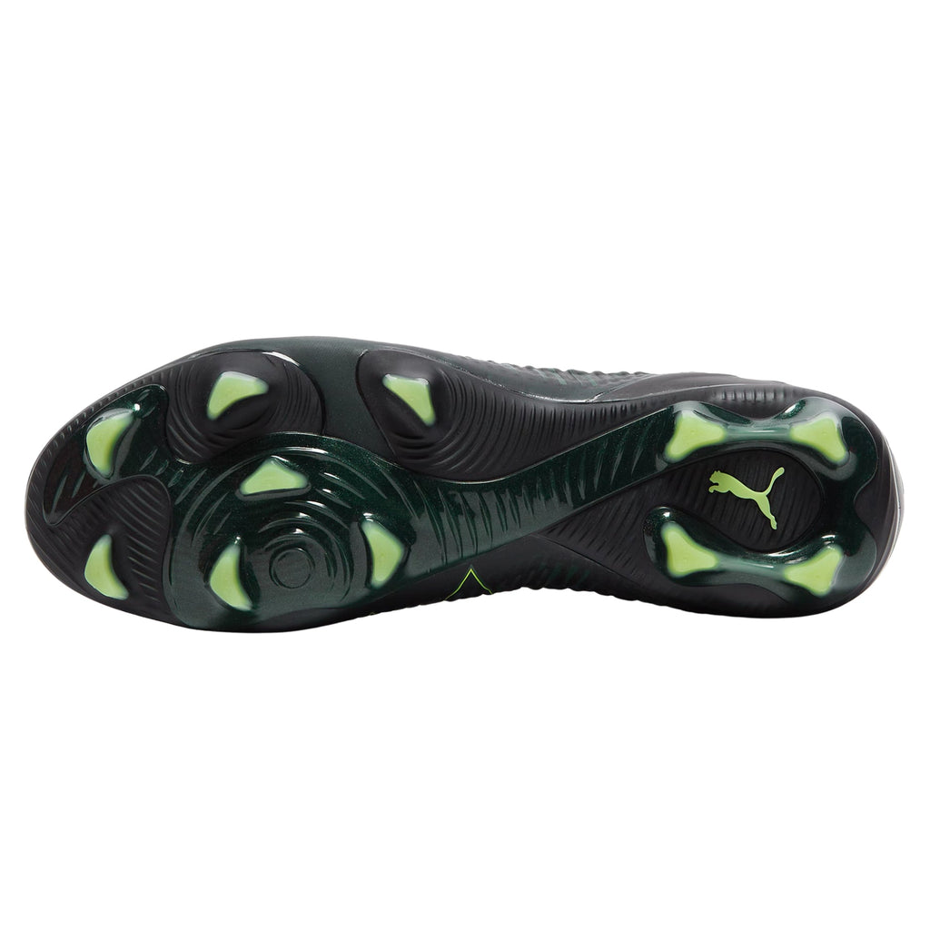 Puma Future 8 Ultimate Firm Ground Soccer Cleats (Black/Fizzy Light/Green)
