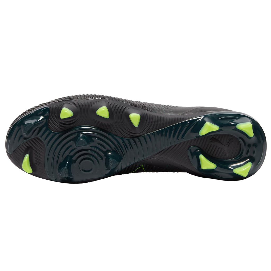 Puma Future 8 Match Firm Ground/Artificial Ground Soccer Cleats (Black/Fizzy Light/Green)