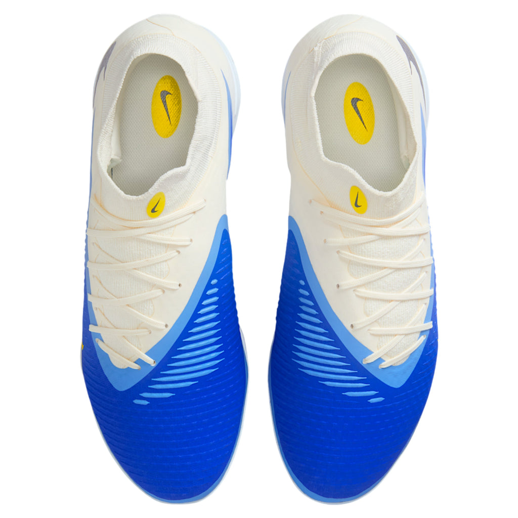 Nike Phantom 6 High Academy Turf Soccer Shoes (Racer Blue/Dark Obsidian)